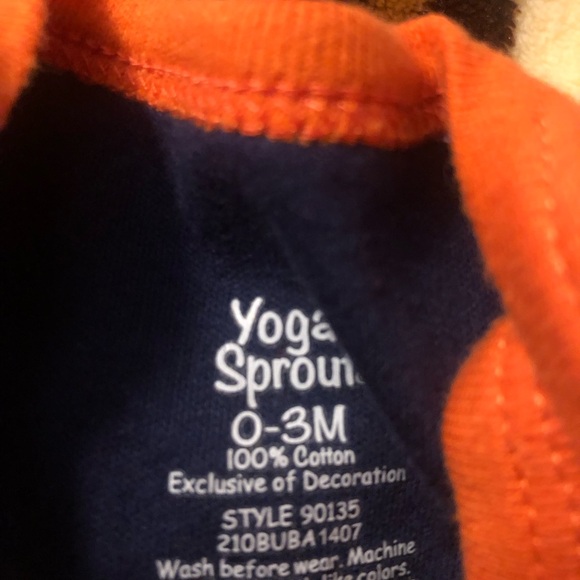 NWOT Yoga Sprouts 3- Pc Set - Picture 4 of 6